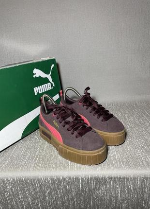 Замшевые оригинальные кроссовки puma2 фото