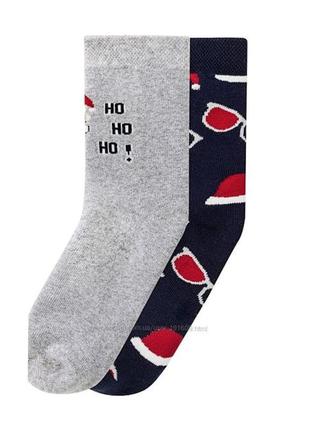 Дитячі шкарпетки термо теплі махрові новорічні святкові різдвяні сніговик ялинка санта олень 31 32 33 34 розмір1 фото