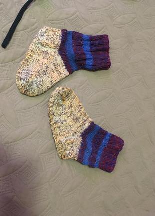 Шкарпетки в’язані дитячі1 фото