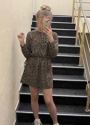 Сукня леопард1 фото