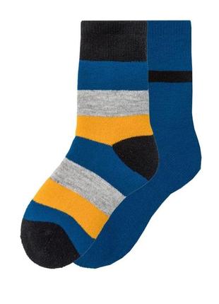 Термошкарпетки носки термо на хлопчика теплі зимові синьожовті  39 40 41 42 розмір