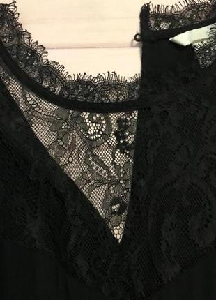 Блуза с ажурной вставкой, h&m, размер 44/xxl6 фото