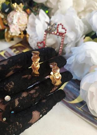 Vintage клипсы у сердечка