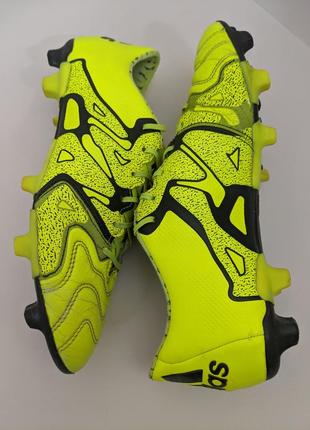 Бутси копочки копи бутсы сороконожки, залки, копы adidas x 15.1 leather fg/ag6 фото