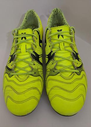 Бутси копочки копи бутсы сороконожки, залки, копы adidas x 15.1 leather fg/ag4 фото