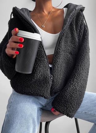 Жіноча тепла чорна кофта😍❄️