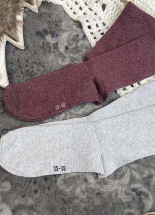 Якісні шкарпетки esmara німеччина 35 36 37 38 (39) lycra бордо сірі жіночі середні бавовна набір або поштучно3 фото