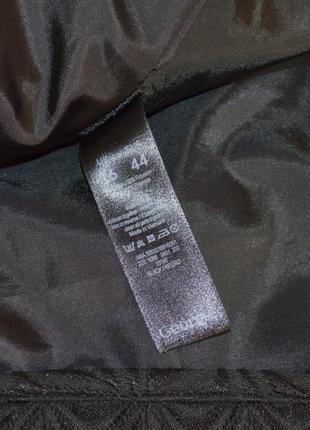 Брендовый фактурный черный пиджак жакет с карманами george вьетнам коттон5 фото