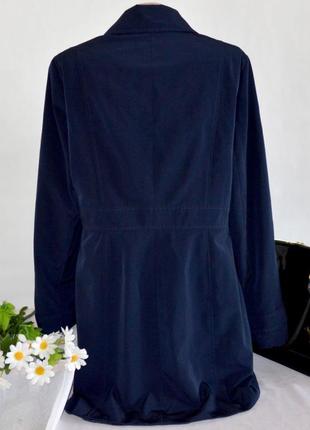 Брендовый темно синий плащ тренч с карманами george вьетнам2 фото