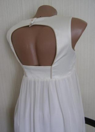 Asos платье белого цвета 34-размер2 фото