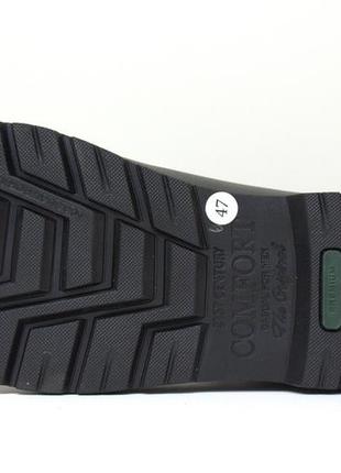 Rosso avangard bridge toro black зимове чоловіче взуття черевики шкіряні на хутрі на підошві з протектором10 фото