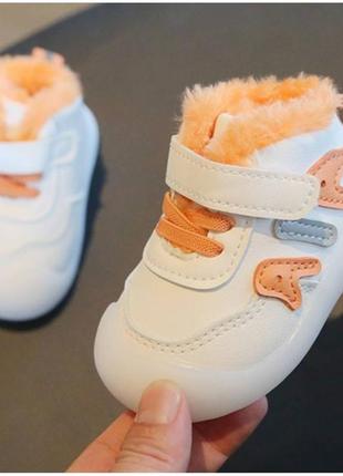 Ботинки детские зимние air оранжевые2 фото