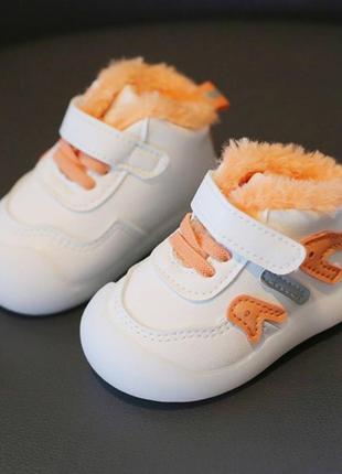 Ботинки детские зимние air оранжевые3 фото