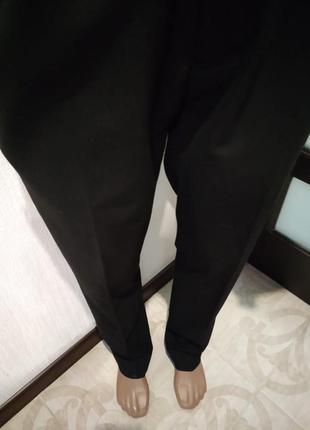 Отличные черные длинные базовые узкие брюки штаны4 фото