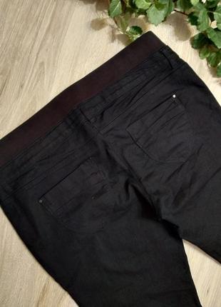 Стильные темно-синие брюки штаны джинсы4 фото