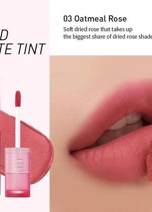 Матовый тинт для губ peripera ink mood matte tint #03 oatmeal rose 4 г