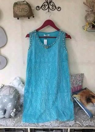 Красиве нарядне плаття сарафан 46-48р