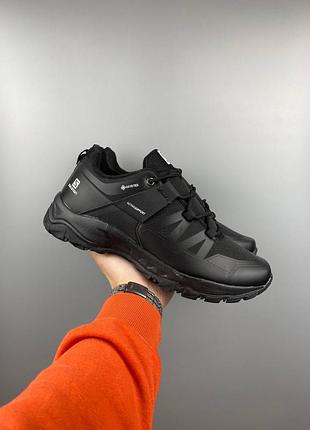 Мужские кроссовки salomon x ultra gore-tex black (термо)