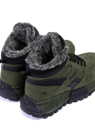 Мужские зимние кожаные ботинки reebok4 фото