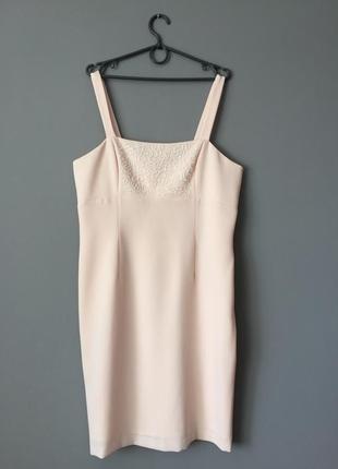 Нарядное платье расшито бисером 16---52 размер.