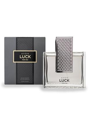 Мужская туалетная вода avon luck for him