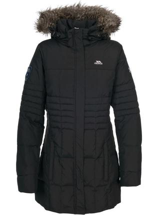 Парка оригінал trespass snowy ladies down jacket black