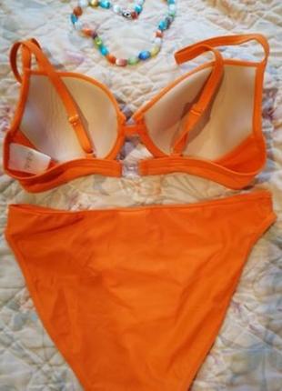 Шикарный яркий купальник оранжевый солнечный.5 фото
