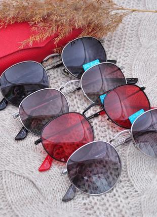Фирменные солнцезащитные круглые очки rita bradley polarized окуляри3 фото