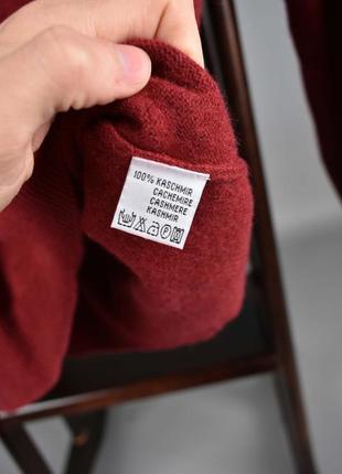 Warren parker premium женский кашемировый свитер 100% кашемир красный размер l xl6 фото