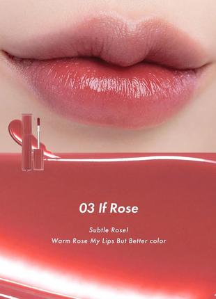 Rom&nd - глянцевый тинт для губ - dewyful water tint - 03 if rose - 5g2 фото