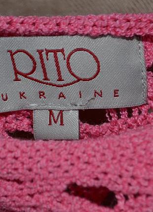 Рожева кофта від дому моди rito 3