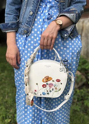 Сумка на довгій ручці cross-body сумочка трендова і стильна кроссбоди david jones2 фото