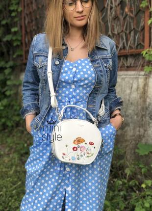 Сумка на довгій ручці cross-body сумочка трендова і стильна кроссбоди david jones3 фото