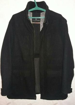 Шерстяное куртка-пальто1 фото