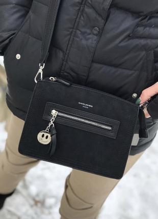 Сумка на довгій ручці cross-body сумочка трендова і стильна кроссбоди david jones