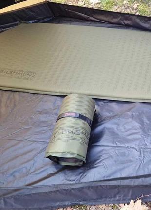 Самонадувний матрац килим bushmen fit 480 олива 183 х 51 х 2,5см bu usimfr 257 фото