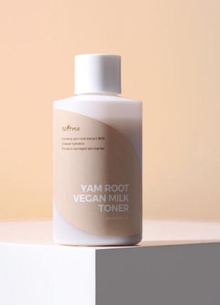 Тонер увлажняющий с корнем дикого ямса isntree yam root vegan milk toner 200 ml1 фото