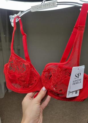 Бюстгальтер simone perele saga красный 75b🌹