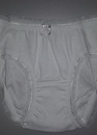 Комплект нижнего белья для девочки белый из перфорированного хлопка (sevim, турция)5 фото