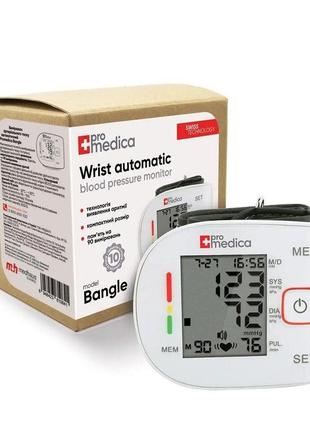 Тонометр promedica bangle smart з голосовим супроводом автоматичний на зап'ястя гарантія 10 років3 фото