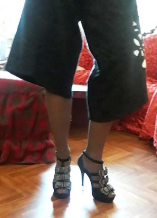 Босоножки, бантики, стразы , каблук, centro