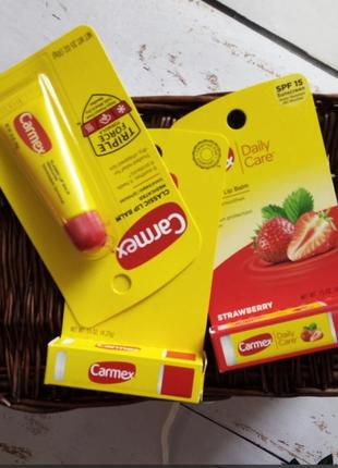 Carmex бальзам для губ лікувальний і з spf