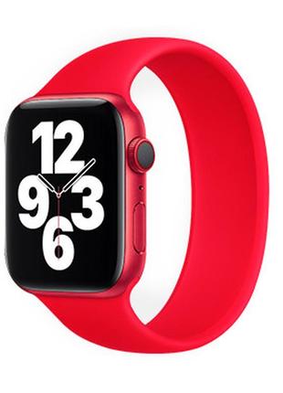 Coteetci w58 liquid silicone band for apple watch 42/44/45/49mm red (wh5301-rd-160)