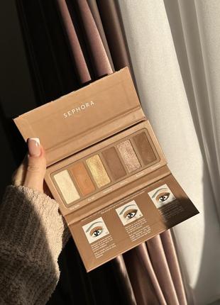 Палетка теней для глаз sephora “eyestories palette” caffeine,please