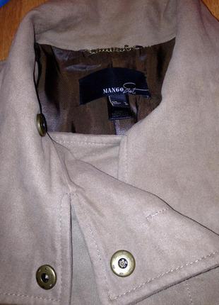 Стильное элегантное пальто тренч под пояс демисезонное миди от mango suit5 фото
