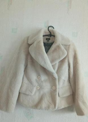 🌹 стильный брендовый жакет пиджак полушубок  пальто bgl1 фото