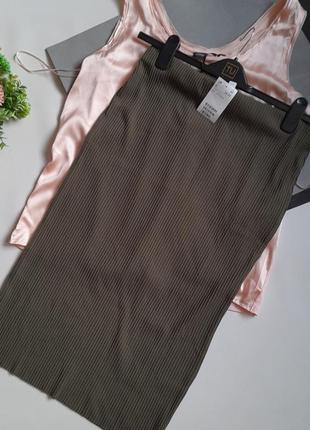 H&m юбка рубчик миди длина р м- л сток