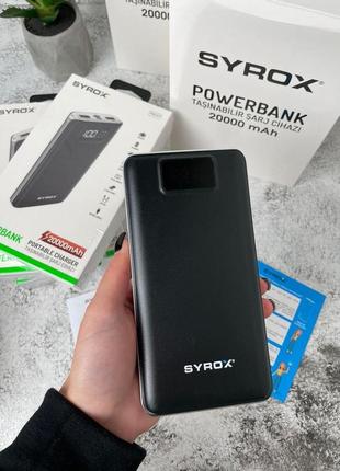 Зовнішній акумулятор syrox pb107 20000 mah black