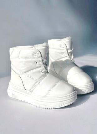 Женские зимние ботинки ❄️ boots alvari white