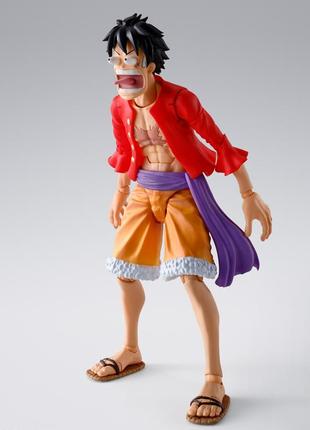 Оригинальная коллекционная аниме фигурка луффи из ван пес, eone piece "sailing again" monkey d. luffy ver.2 1/8 complete figure3 фото